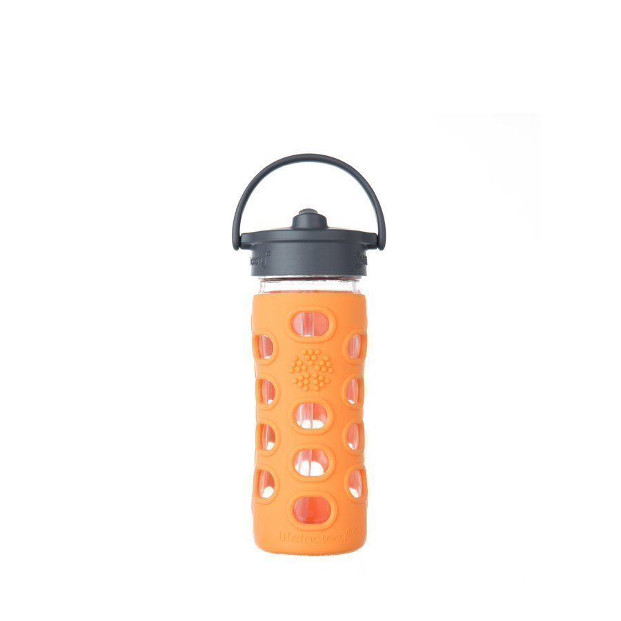 Lifefactory Juomapullo Straw Cap 350 Ml Orange