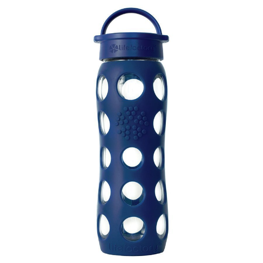 Lifefactory Lasinen Juomapullo 650 Ml Midnight Blue