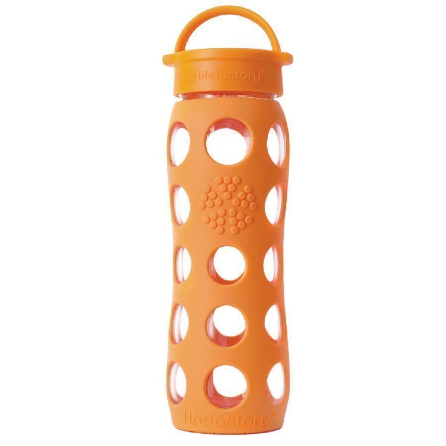 Lifefactory Lasinen Juomapullo 650 Ml Orange