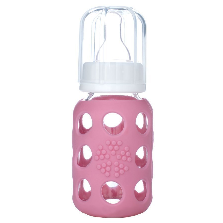 Lifefactory Lasinen Tuttipullo 120 Ml Pink