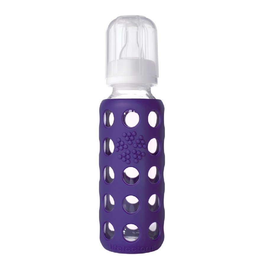 Lifefactory Lasinen Tuttipullo 250 Ml Royal Purple