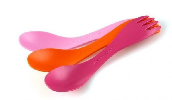 Light My Fire Spork Little Aterimet Fuksia 3-Pakkaus