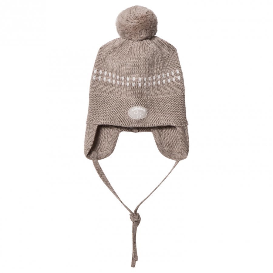 Lillelam Basic Bobble Hat Beige Pipo