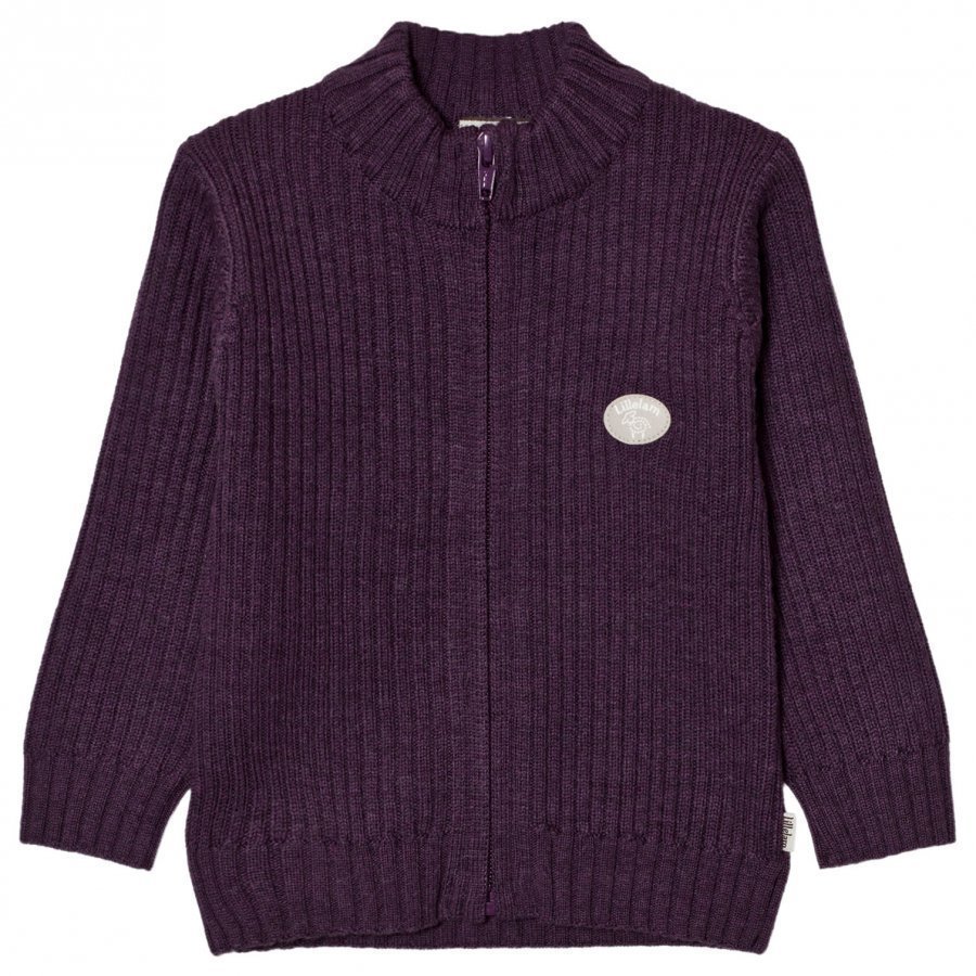 Lillelam Basic Jacket Purple Neuletakki