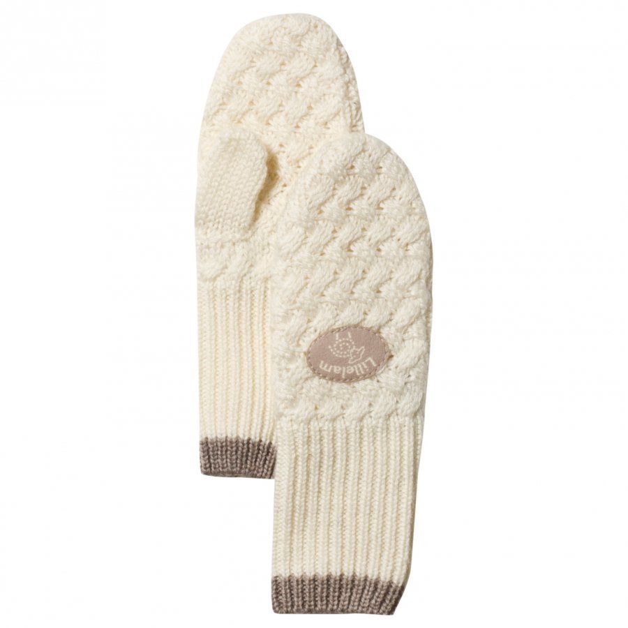 Lillelam Basic Mittens Off White Lapaset