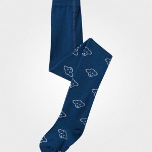 Lillelam Lammi Wool Tights Blue Sukkahousut