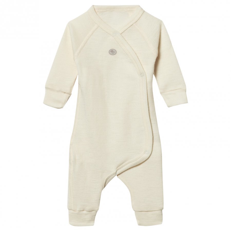 Lillelam Premature Wool Wrap One-Piece Off-White Body