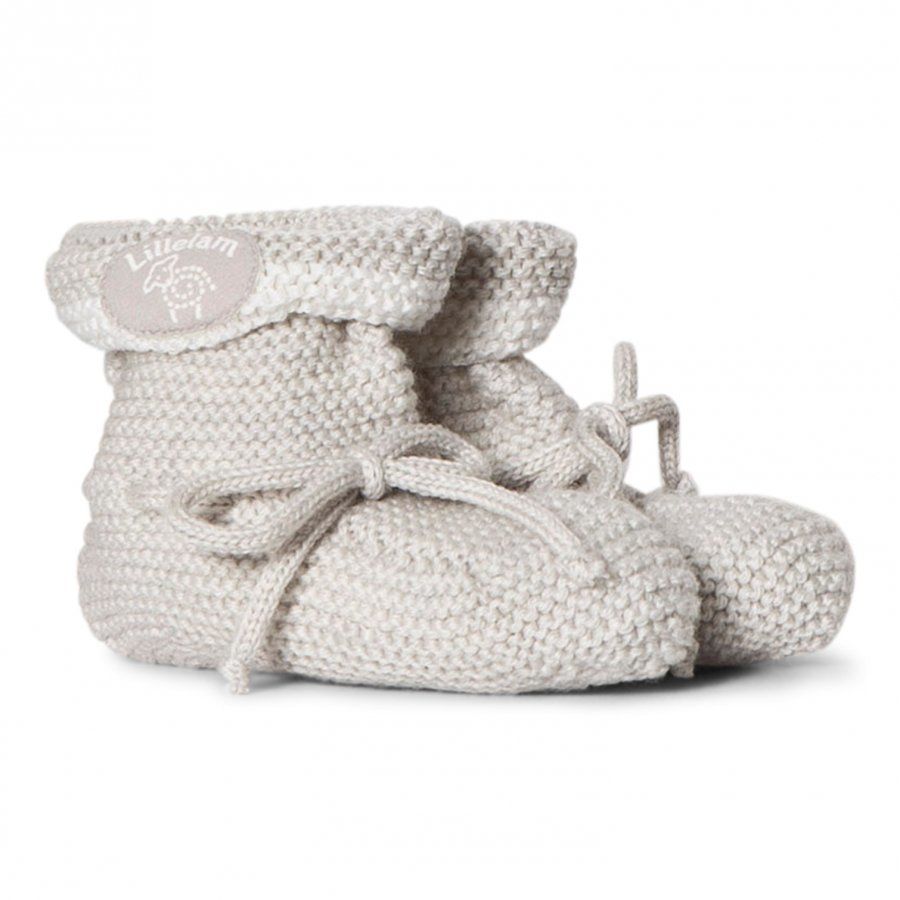 Lillelam Seamless Slippers Light Grey Korkeavartiset Tossut