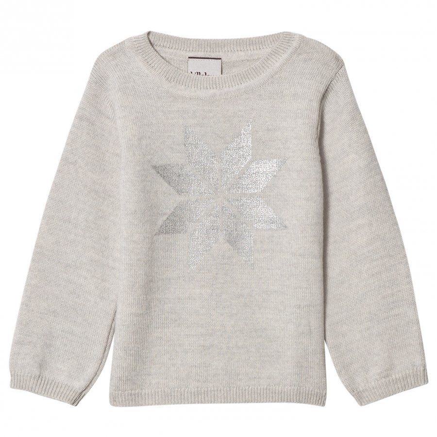 Lillelam Snow Crystal Sweater Grey Paita