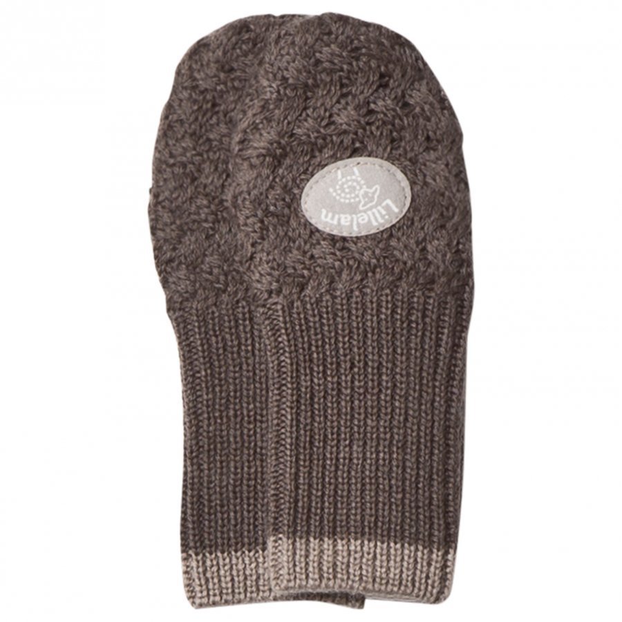 Lillelam Wool Mittens Basic Brown Villalapaset