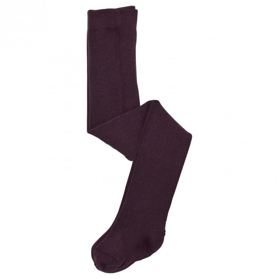 Lillelam Wool Tights Plum Sukkahousut