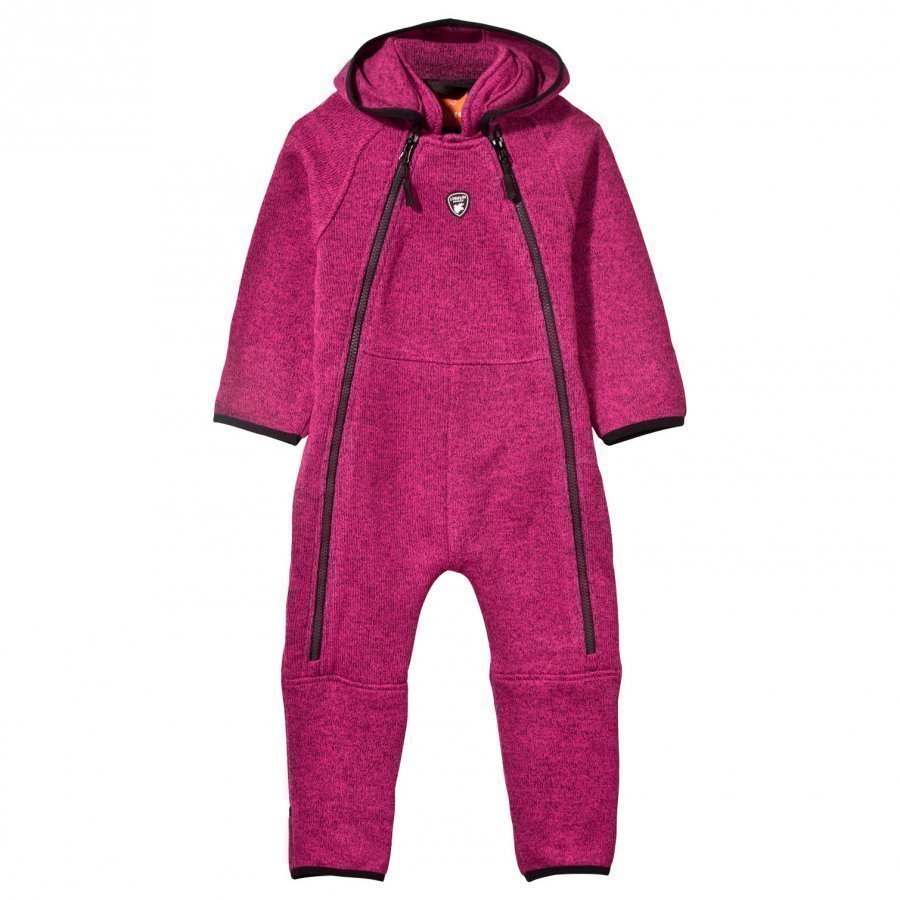 Lindberg Bormio Baby Coverall Pink Fleece Haalarit