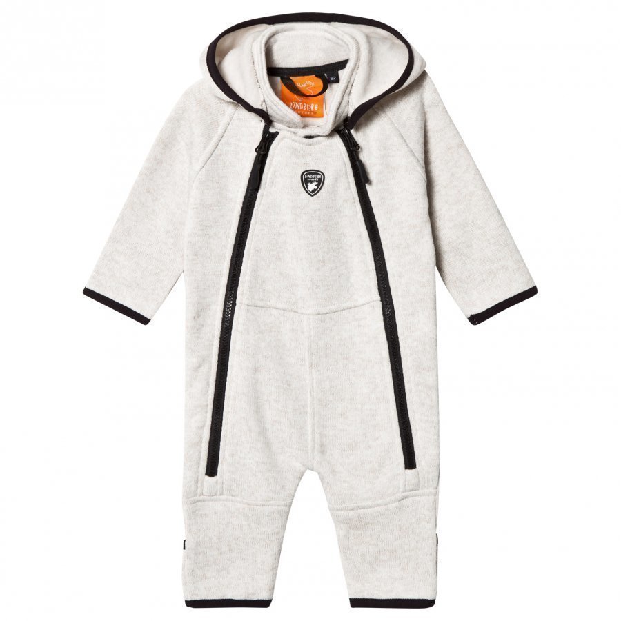 Lindberg Bormio Baby Overall Beige Fleece Haalarit