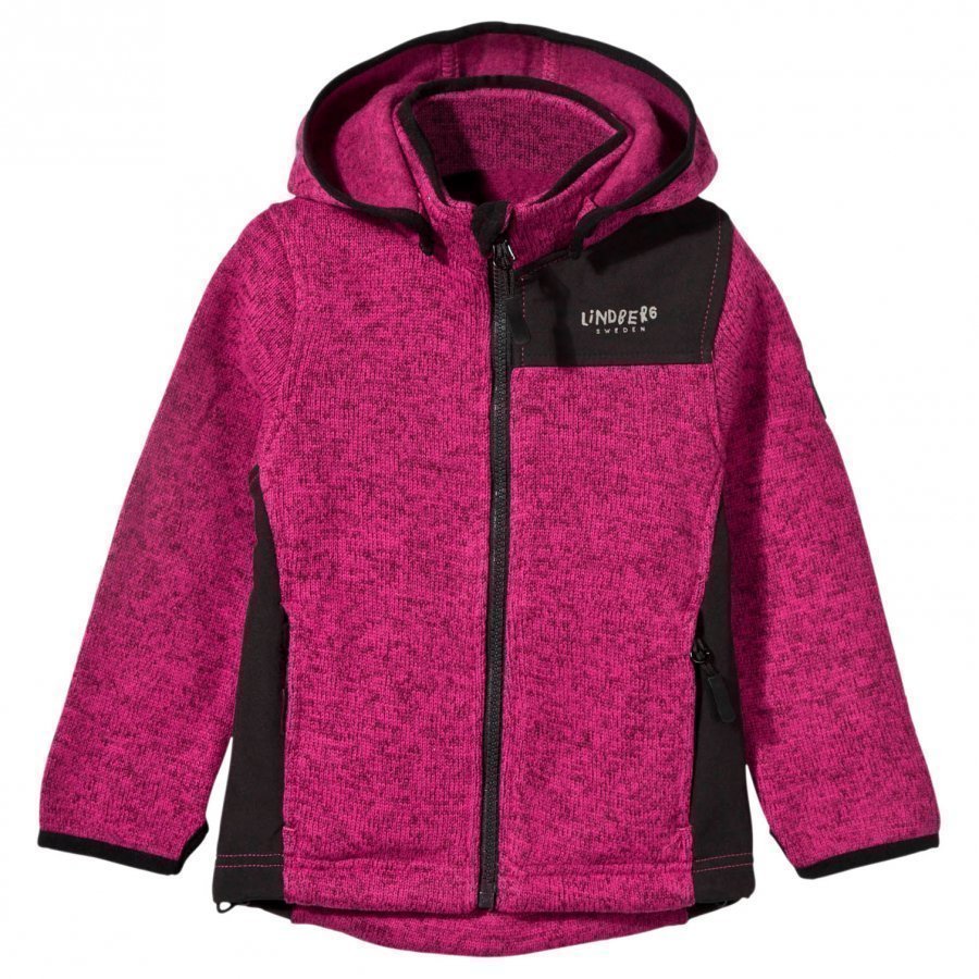 Lindberg Bormio Jacket Pink Fleece Huppari