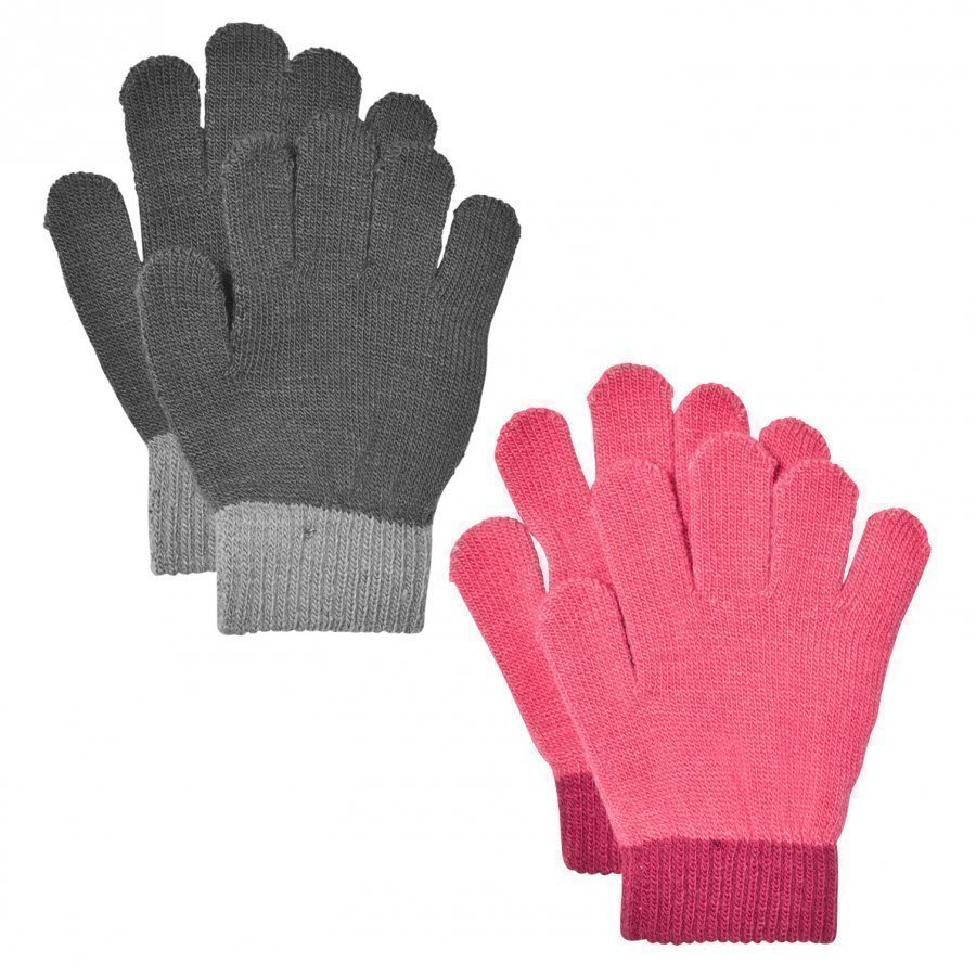 Lindberg Lanna Magic Gloves Black And Cerise Villahanskat