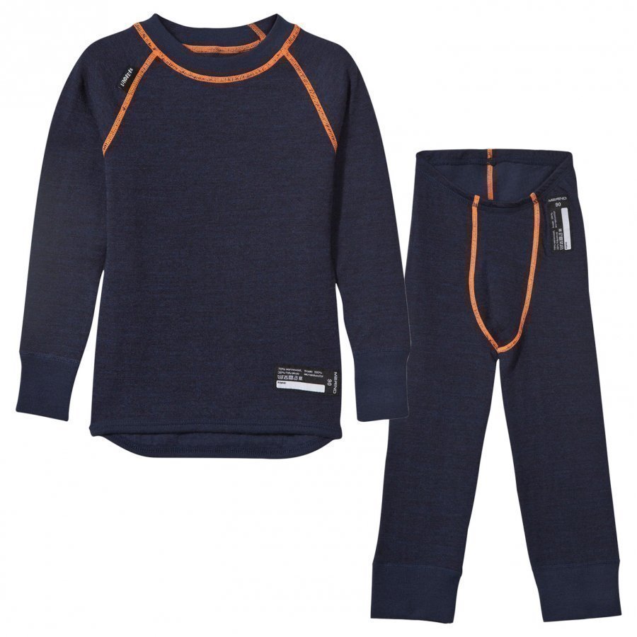 Lindberg Merino 2-Piece Set Navy Lämpökerrasto