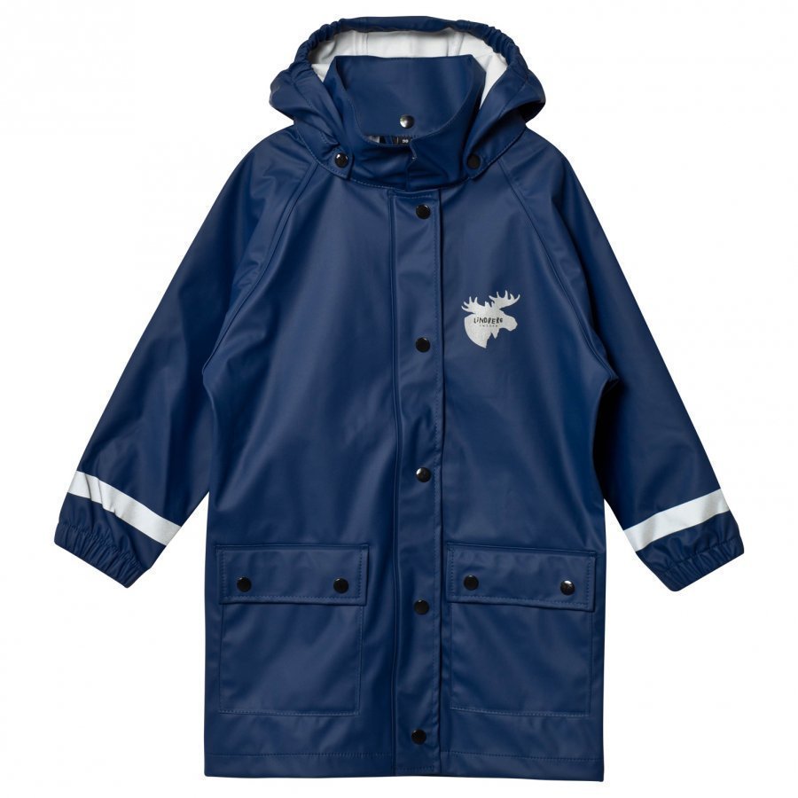 Lindberg Svanvik Rain Coat Navy Sadetakki