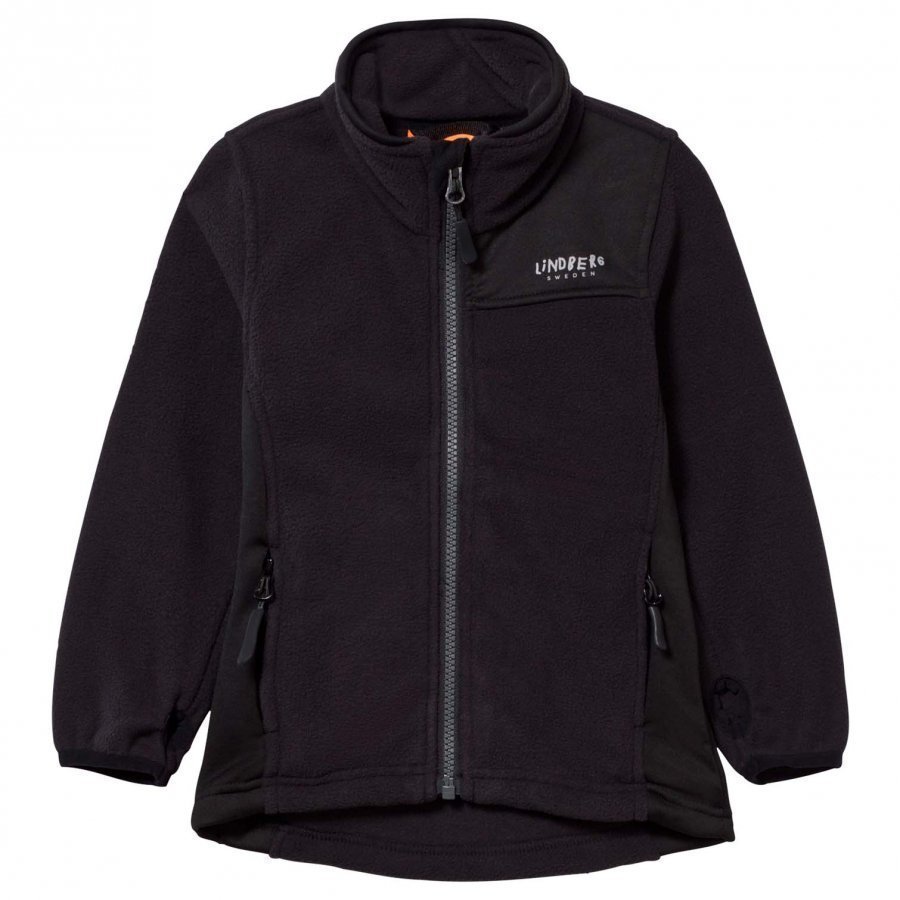 Lindberg Sävar Fleece Jacket Black Fleece Takki