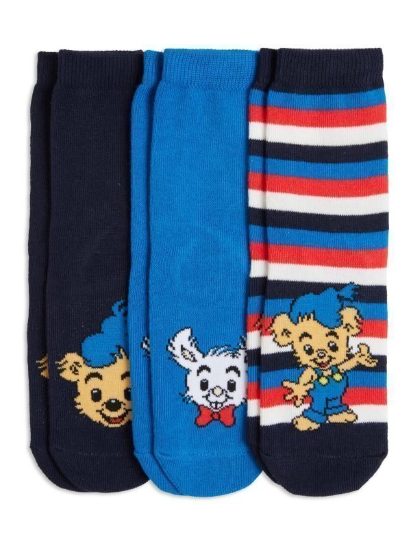 Lindex Bamse Liukuestesukat Sininen 3 Paria