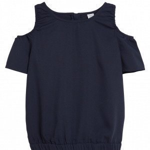 Lindex Cold Shoulder Pusero Sininen