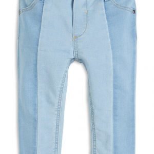 Lindex Farkut Denim Jersey Sininen