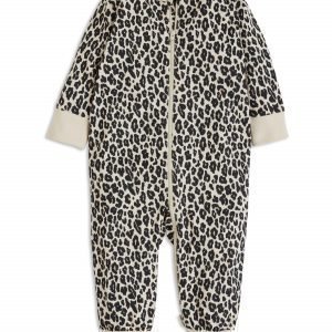 Lindex Leopardikuvioitu Pyjama Beige