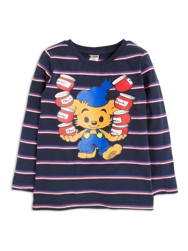 Lindex Pusero Jossa Bamse Painatus Sininen