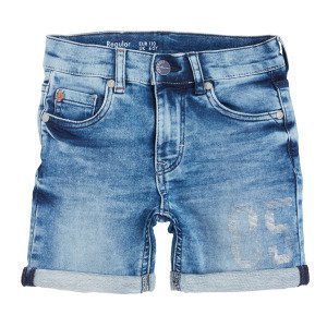 Lindex Regular Denimshortsit Joissa Painatus Sininen