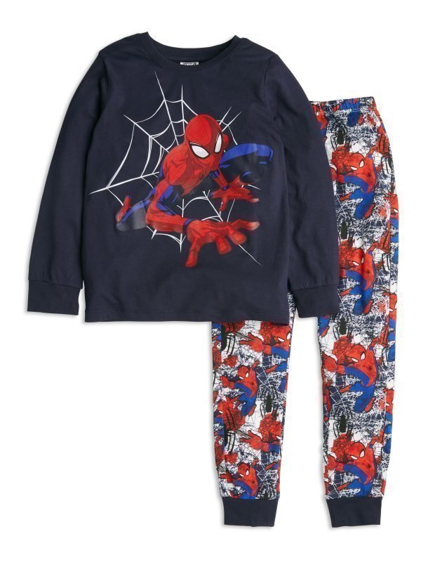 Lindex Spider Man Pyjama Sininen