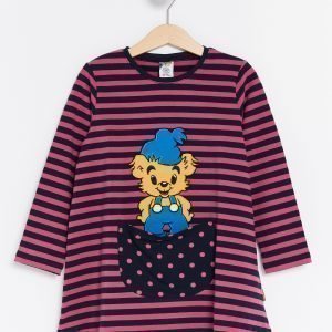 Lindex Tunika Jossa Bamse Kuvio Vaaleanpunainen