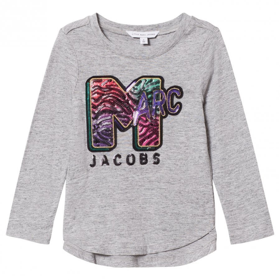 Little Marc Jacobs Grey Marl Mtv Marc Tee T-Paita