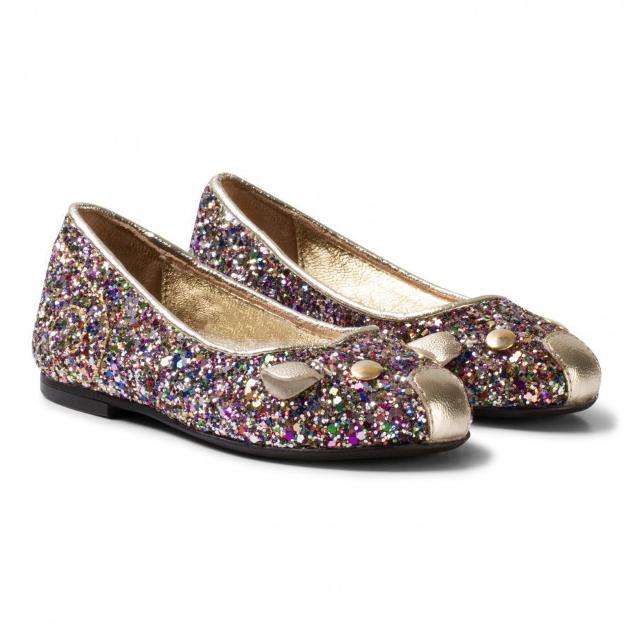 Little Marc Jacobs Multi Glitter Mouse Pumps Ballerinat