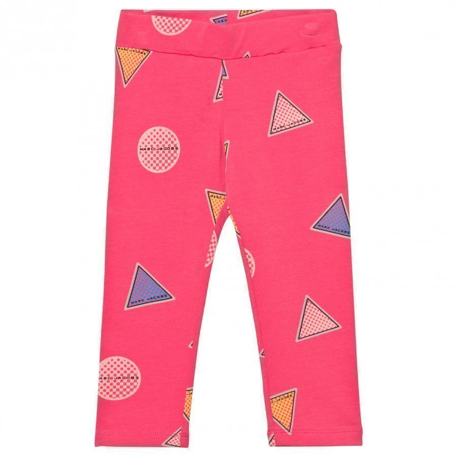 Little Marc Jacobs Pink Branded Badge Leggings Legginsit