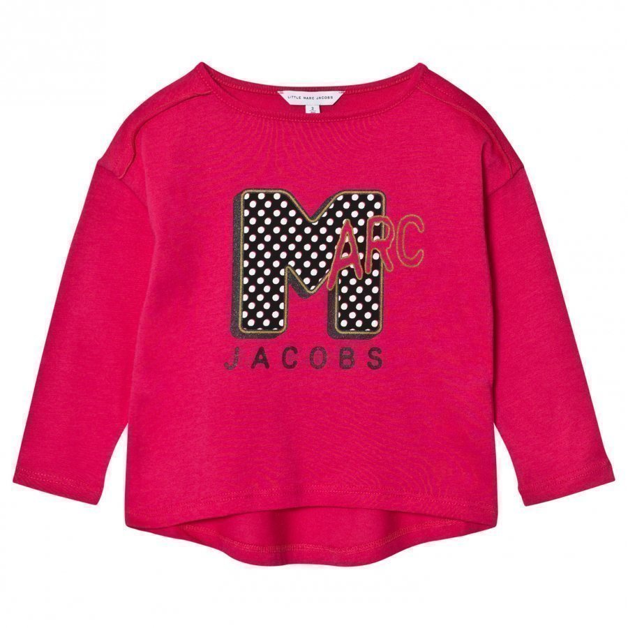 Little Marc Jacobs Pink Marc Mtv Print Tee T-Paita