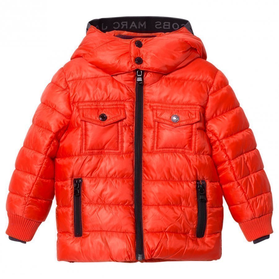 Little Marc Jacobs Red Puffer Coat Toppatakki