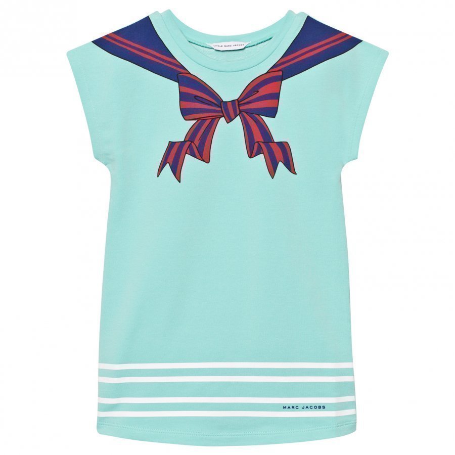 Little Marc Jacobs Turquoise Sailor Print Dress Mekko