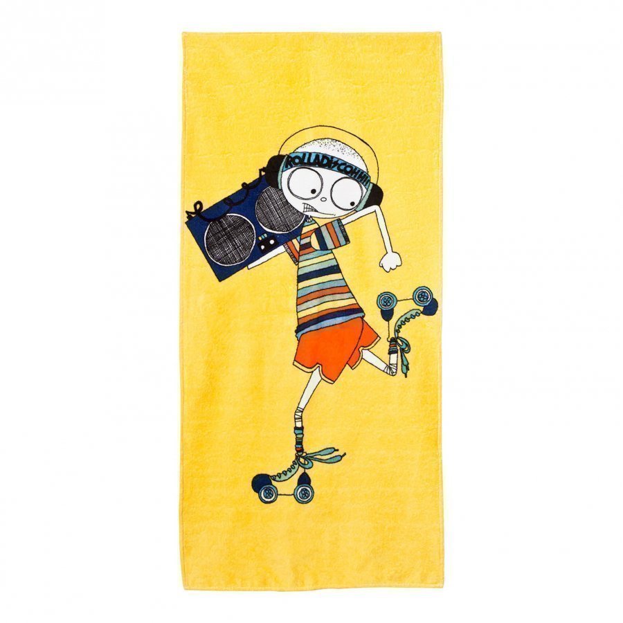 Little Marc Jacobs Yellow Mr Marc Rollerdisco Towel Rantapyyhe