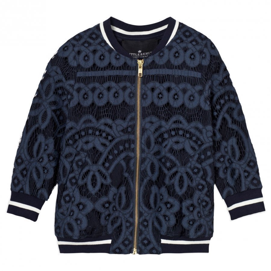 Little Remix Audrey Pilot Jacket Navy Bomber Takki