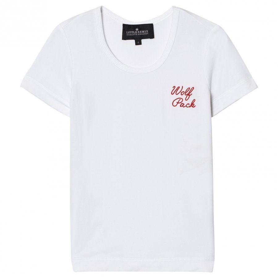 Little Remix Caitlyn Wolf Tee White T-Paita