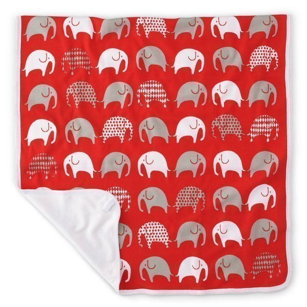 Littlephant Elephant Baby Jersey Huopa Punainen / Harmaa