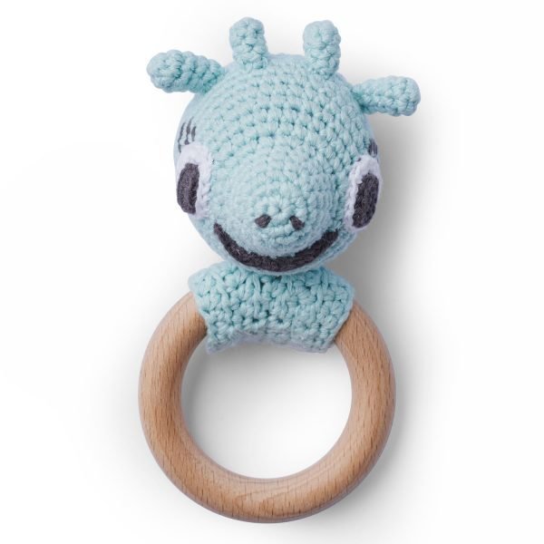 Littlephant Giraffe Crochet Helistin Sininen