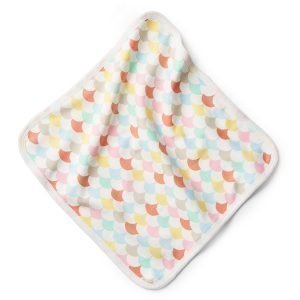 Littlephant Waves Baby Comforter Peite Blanc / Multi