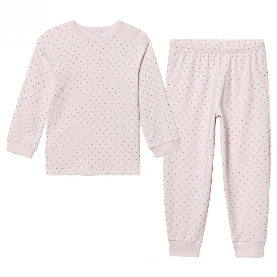 Livly 2 Piece Pajama Baby Pink/Gold Yöpuku