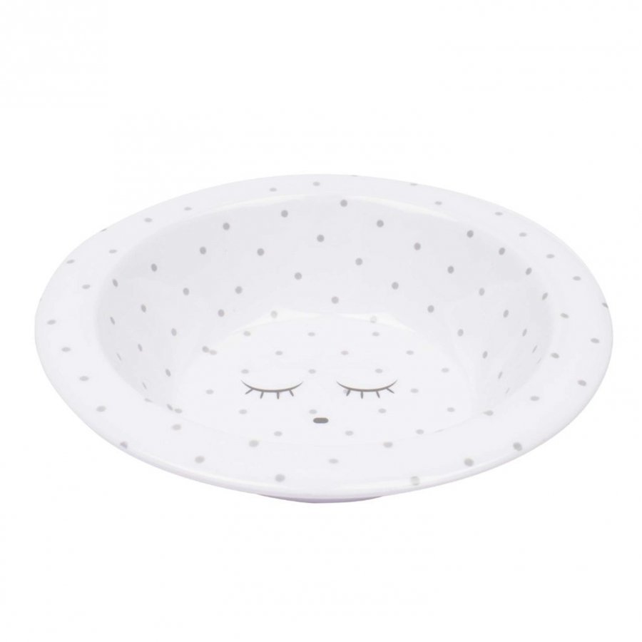 Livly Bowl White/ Silver Dots Lounasrasia