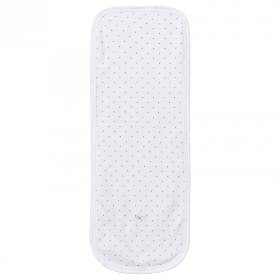 Livly Saturday Burp-Blankie White/Silver Dots Huopa