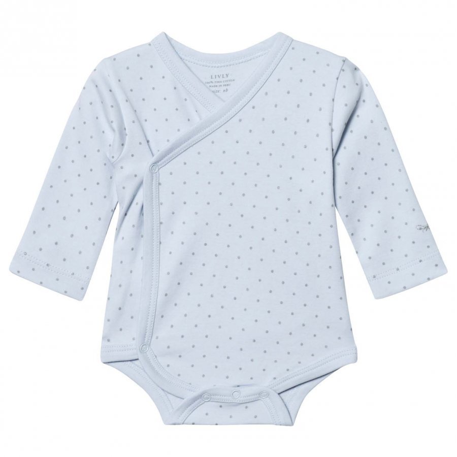 Livly Saturday Crossed Body Blue/Silver Dots Body