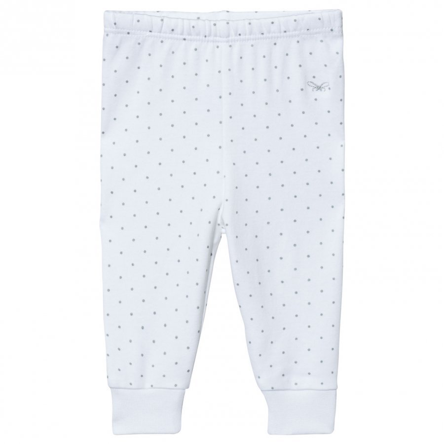 Livly Saturday Pants White/Silver Dots Legginsit