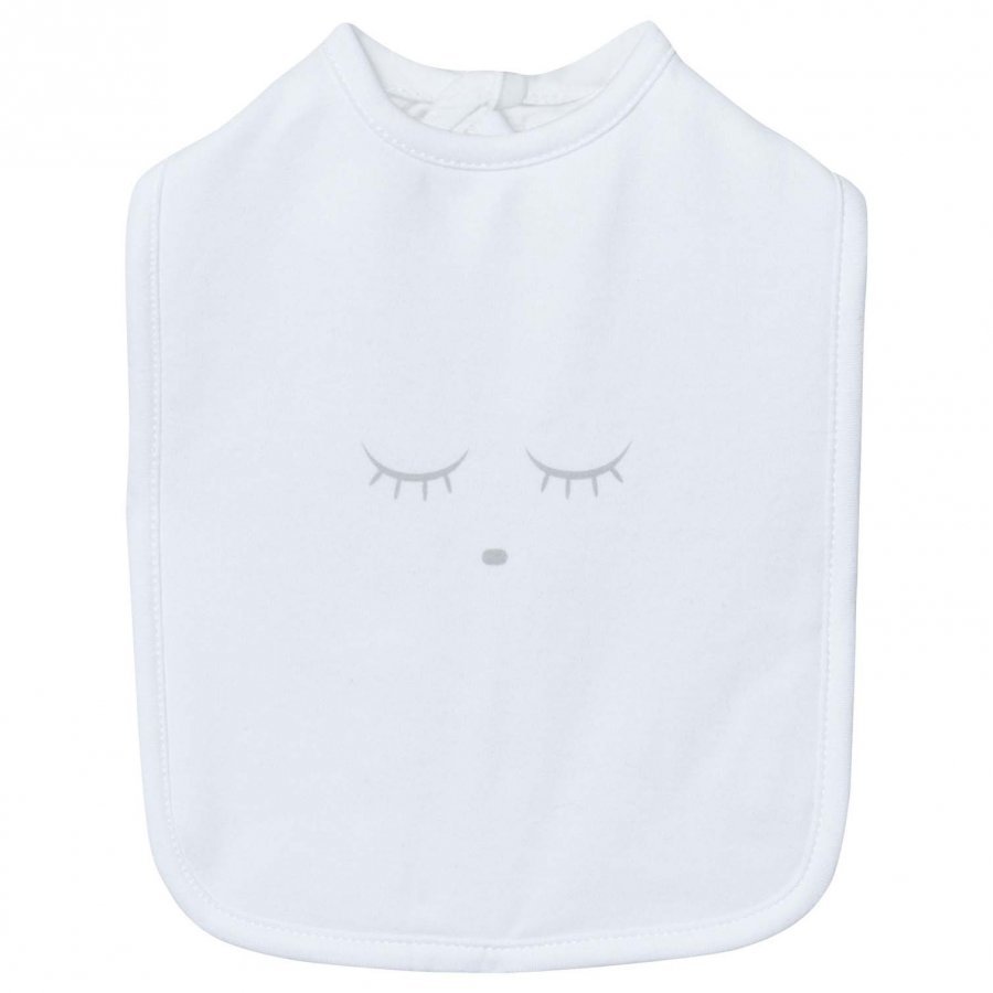 Livly Sleeping Cutie Tie Bib White/Grey Ruokalappu