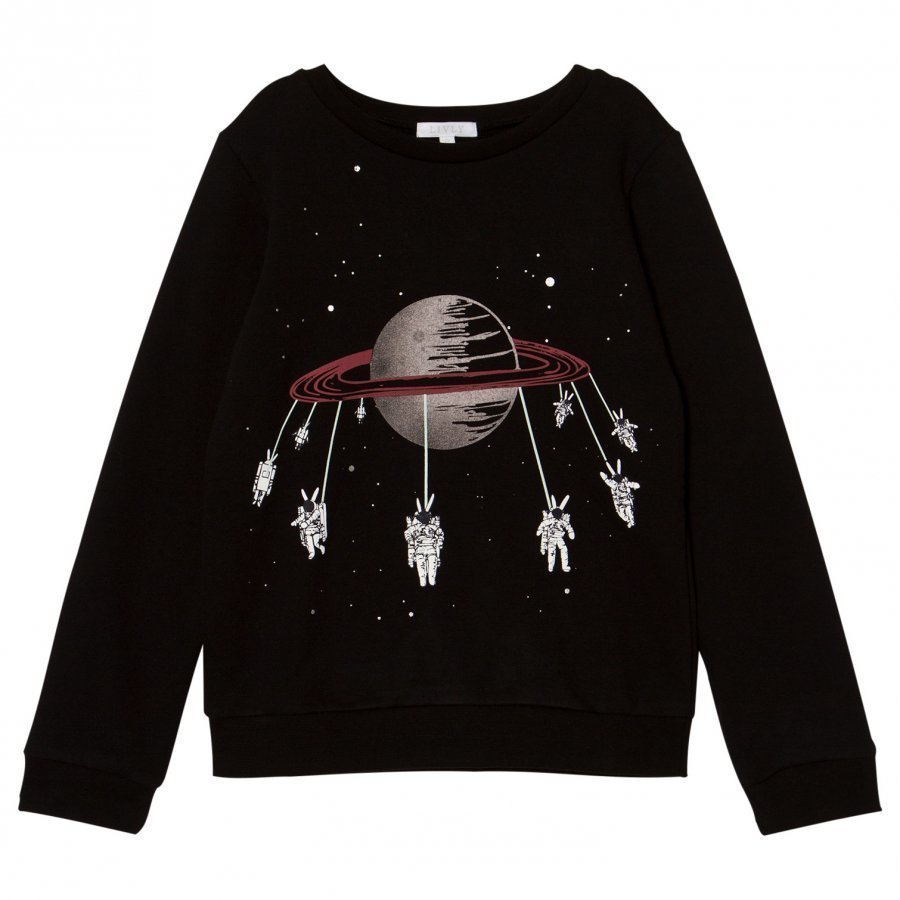 Livly Sweatshirt Swinging Astronauts/Black Kauluspaita