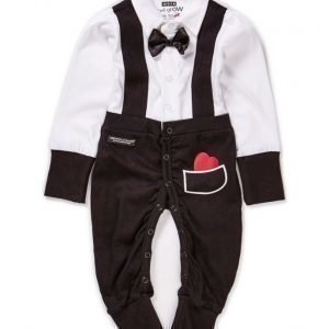 Lundmyr of Sweden Romper Tuxedo